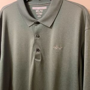 Men’s Greg Norman Polo ML75 PlayDry Green XL Shirt